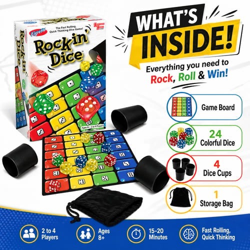 š² Ligretto Rocking Dice Game ā Fast, Fun, Family-Friendly