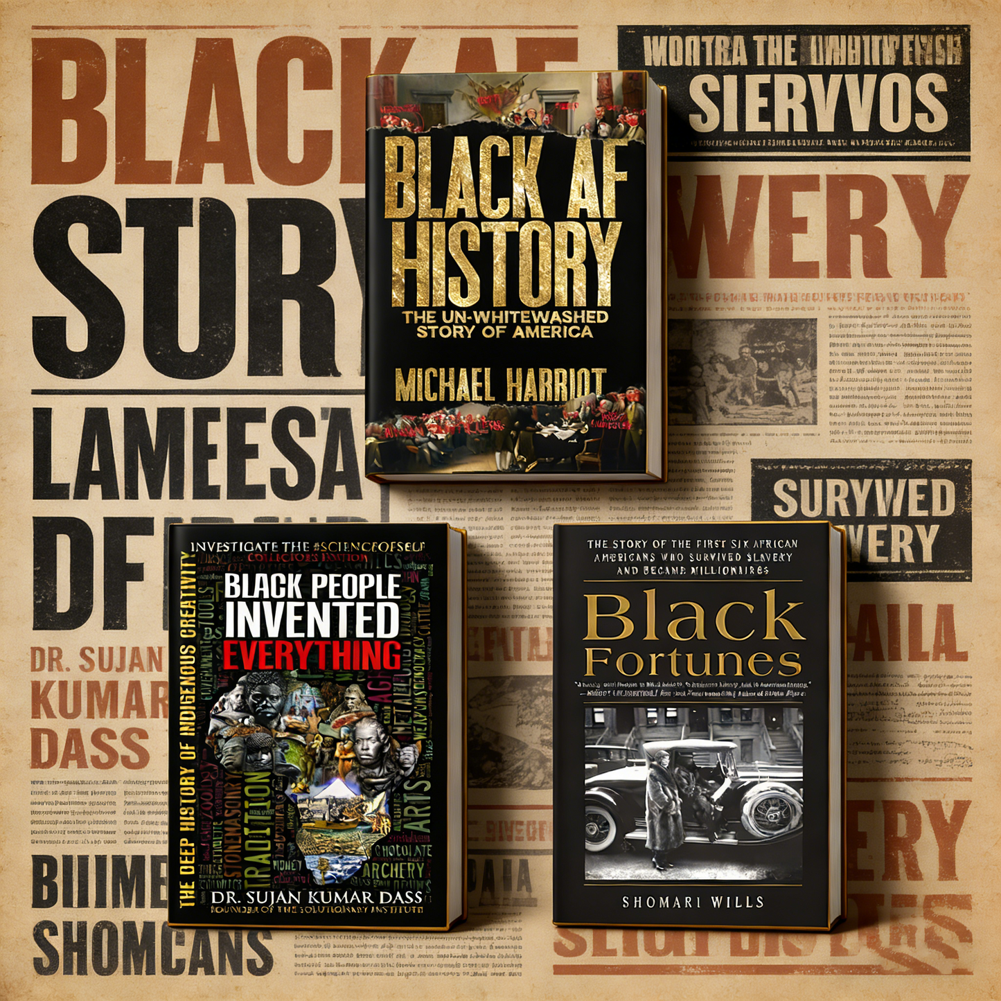 Black History Unfiltered: Three Essential Books on Black History & Achievement
