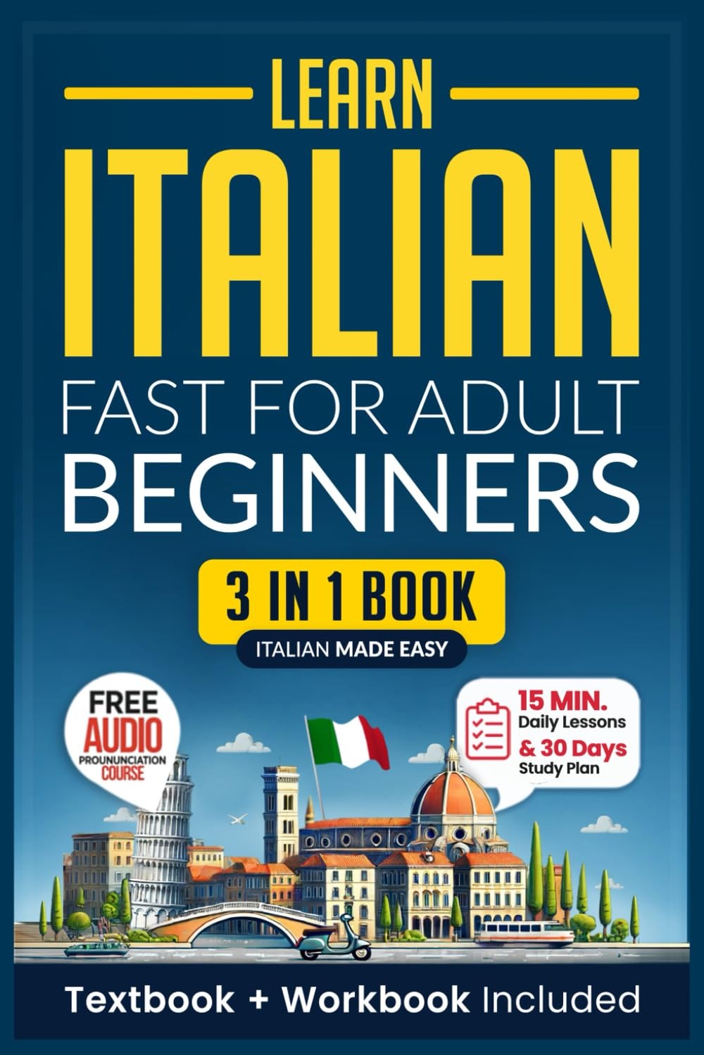 3-in-1 Spanish, French & Italian for Adult