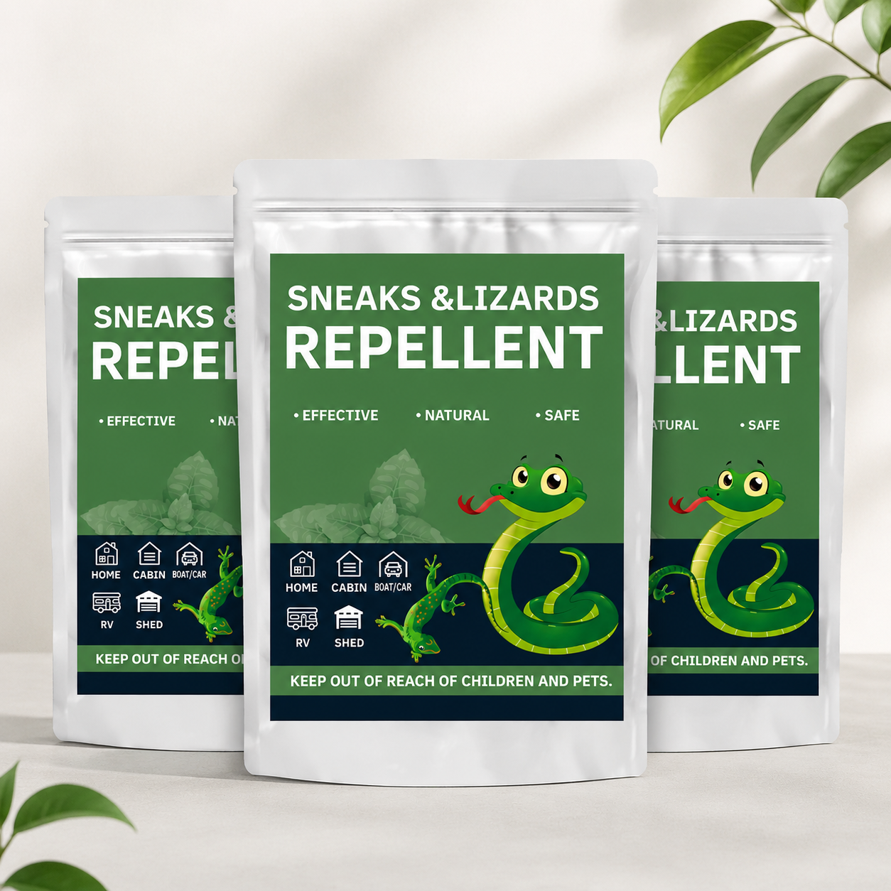 🛡️Snakes & Lizards Repellent Pouches