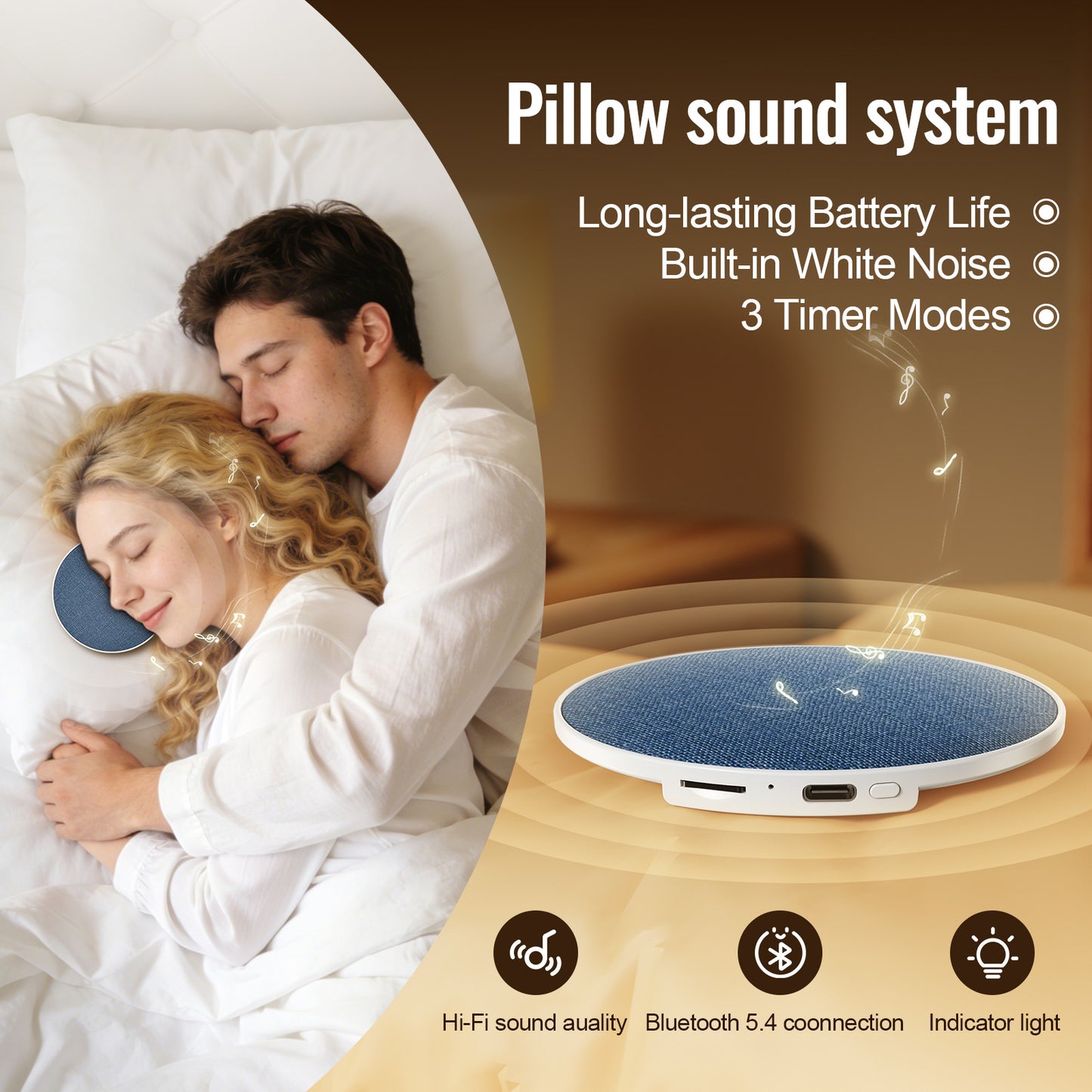 2026 World Cup Pillow Sleep Speaker