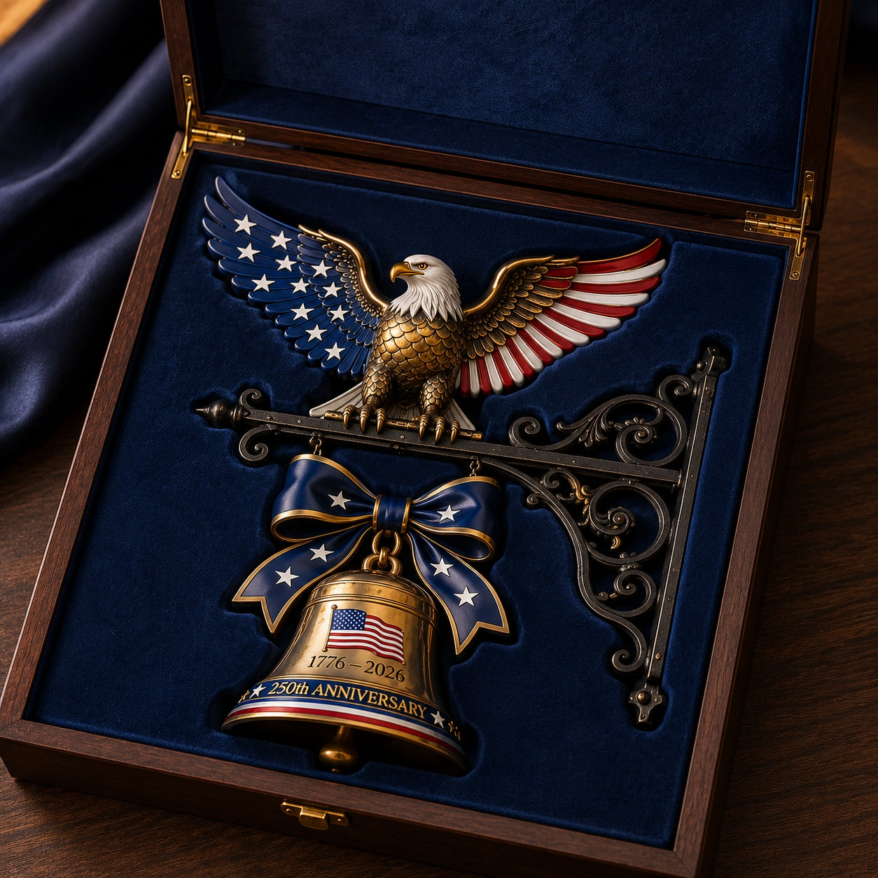 🎊 Ring in the Semiquincentennial: 1776-2026 "Spirit of Liberty" Eagle Bell 🛒 | Buy 2 Get Free Shipping