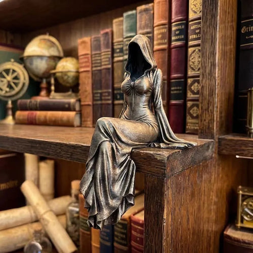๐๐คLady Reaper - Ethereal Hooded Figure Sculpture