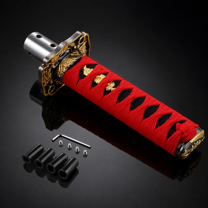 dht™⭐Samurai Katana Shift Knob🚗Personalised Gear Shifter Handle for All Cars