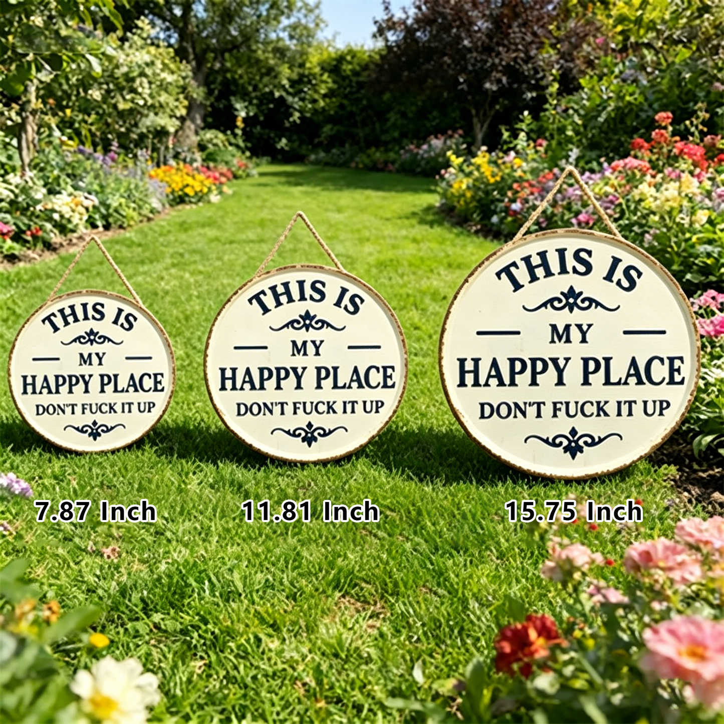 “This Is My Happy Place” Door Sign