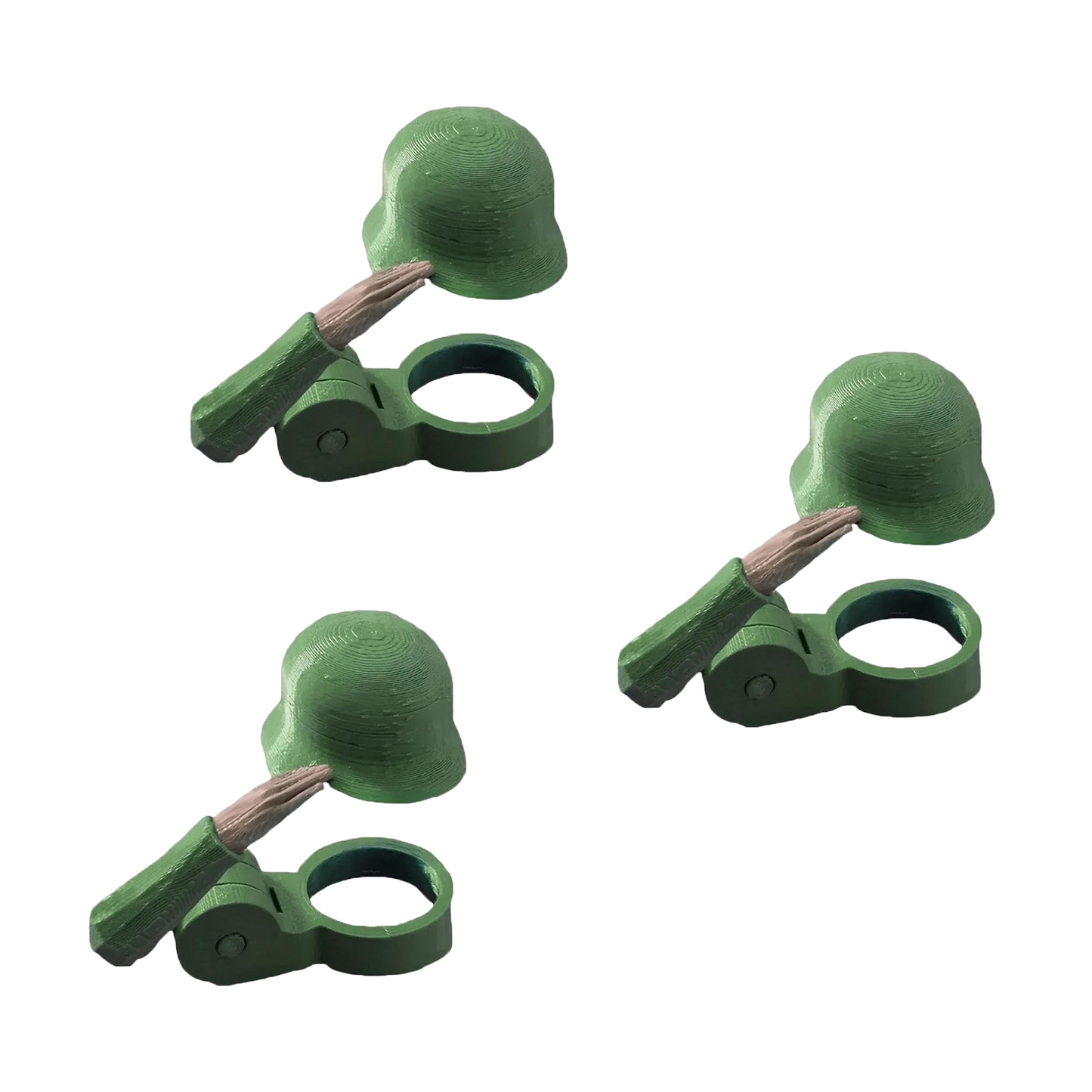 3 Pieces Beer Bottles Helmet Soldier