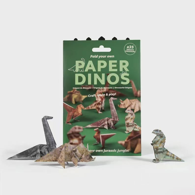 150 Sheets Origami Set: Cat, Dog & Dinosaur Designs