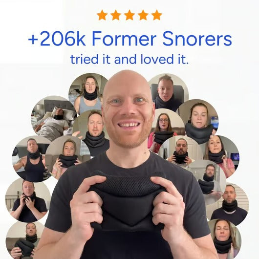 Anti-Snore Cervical Neck Brace, Relieve Neck Pressure & Support Spine