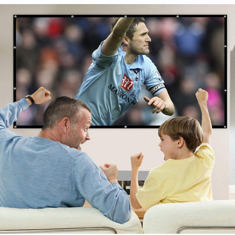 Foldable Projection Screen – Home Theater-quality Experience
