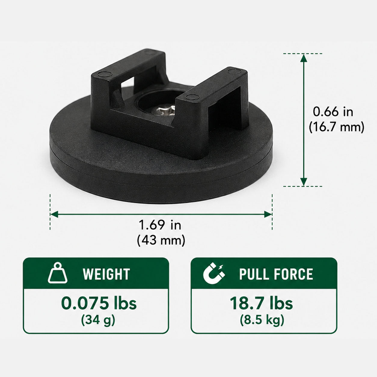 🧲 Magnetic Cable Tie Mounts - No-Drill,Cable Organizer for Desk, Garage & RV