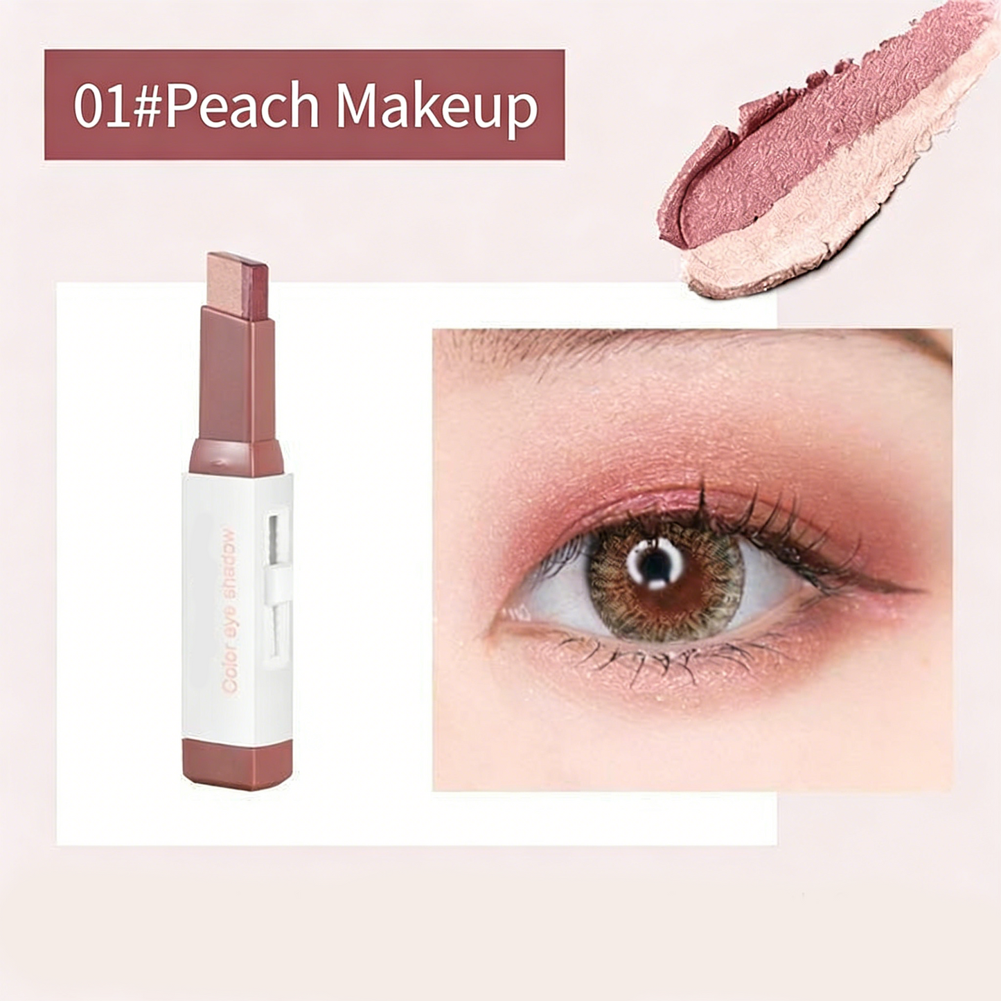 12 Colors Glitter Eye-shadow Stick Set