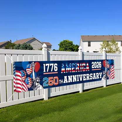 250th Anniversary American Banner Flag
