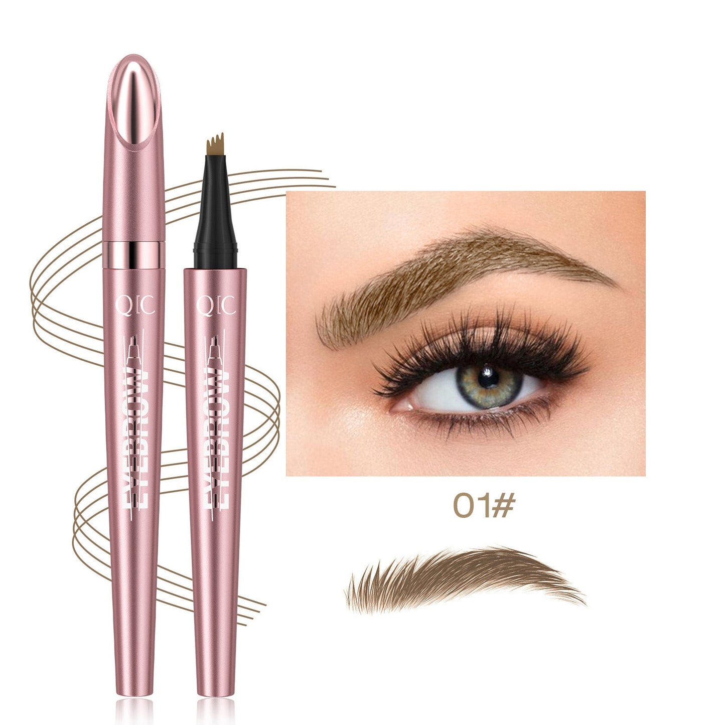 4-Tip Microblading Eyebrow Pen