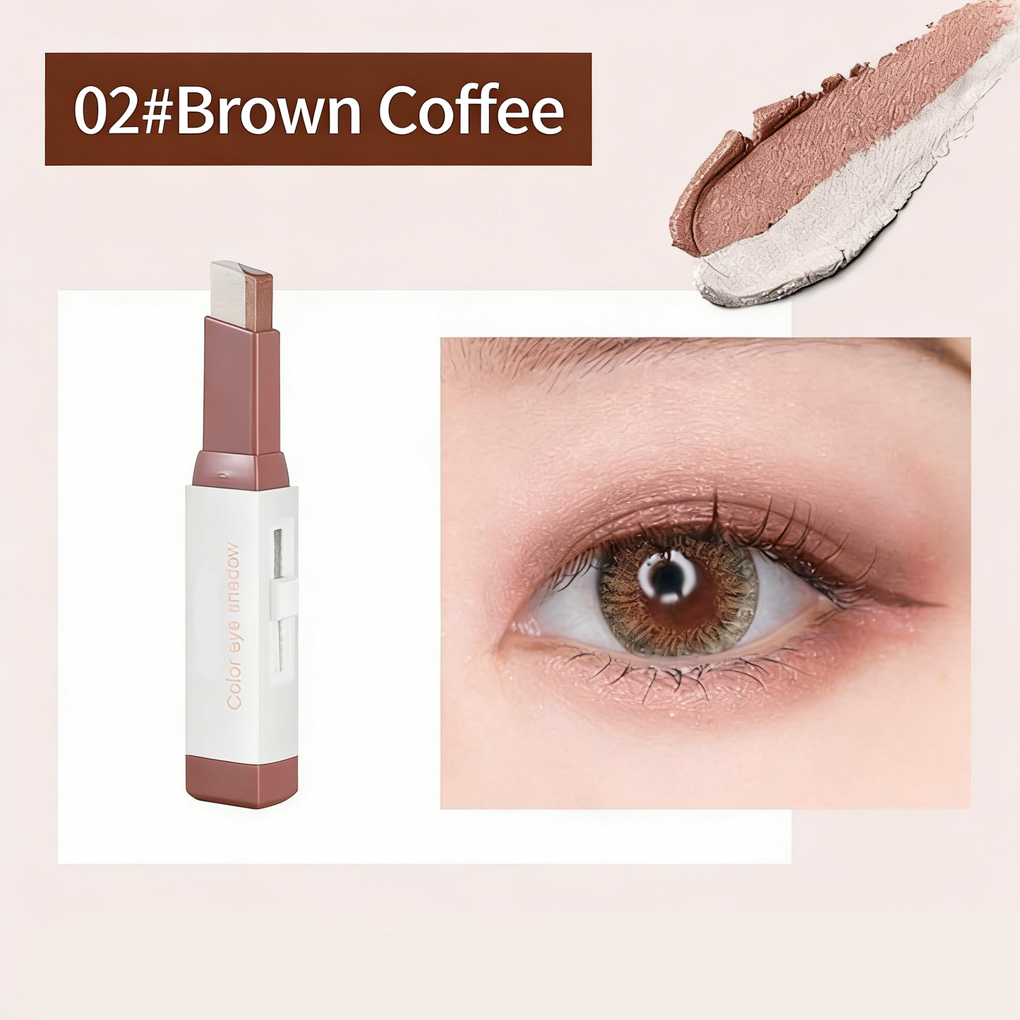 12 Colors Glitter Eye-shadow Stick Set