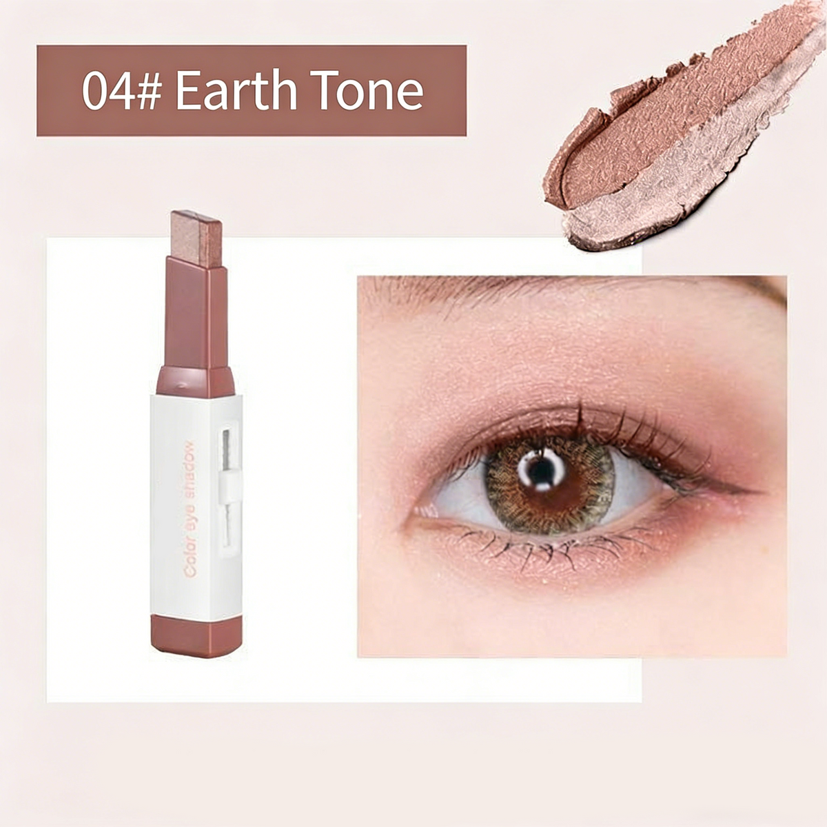 12 Colors Glitter Eye-shadow Stick Set