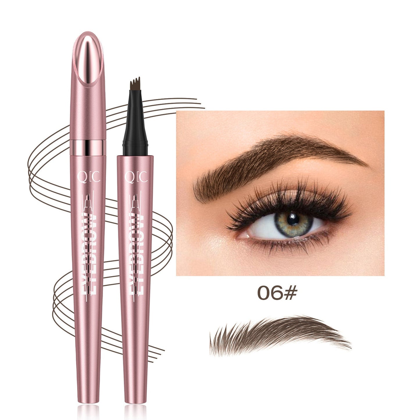 4-Tip Microblading Eyebrow Pen