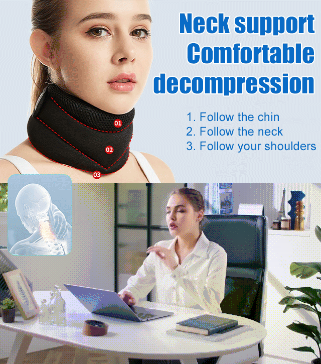 Anti-Snore Cervical Neck Brace, Relieve Neck Pressure & Support Spine