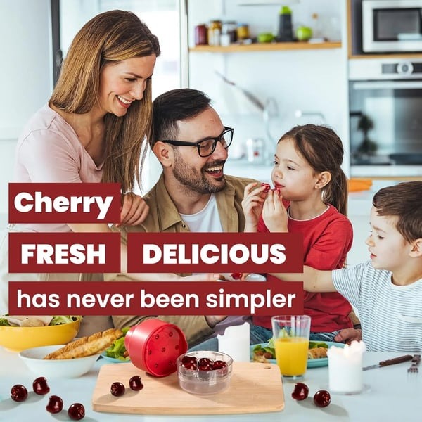 🍒Cherry Pitter Tool: Multi-functional 7-Hole Core Remover for Jam Making🍯