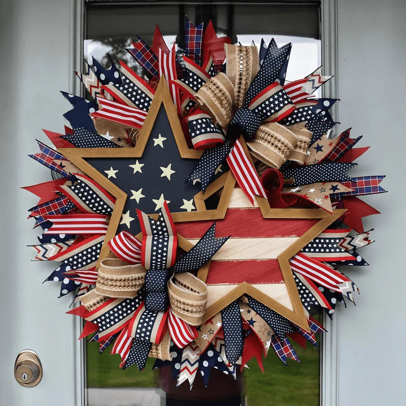🇺🇸 Sentinels of Honor: 250th Anniversary Hand-Tied Wreath