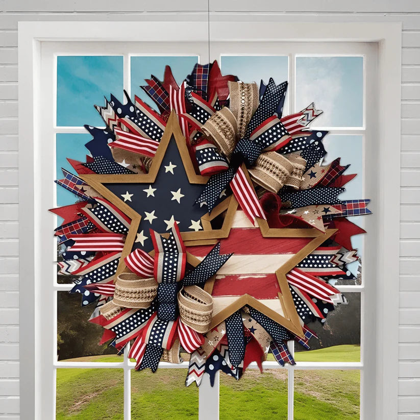 🇺🇸 Sentinels of Honor: 250th Anniversary Hand-Tied Wreath