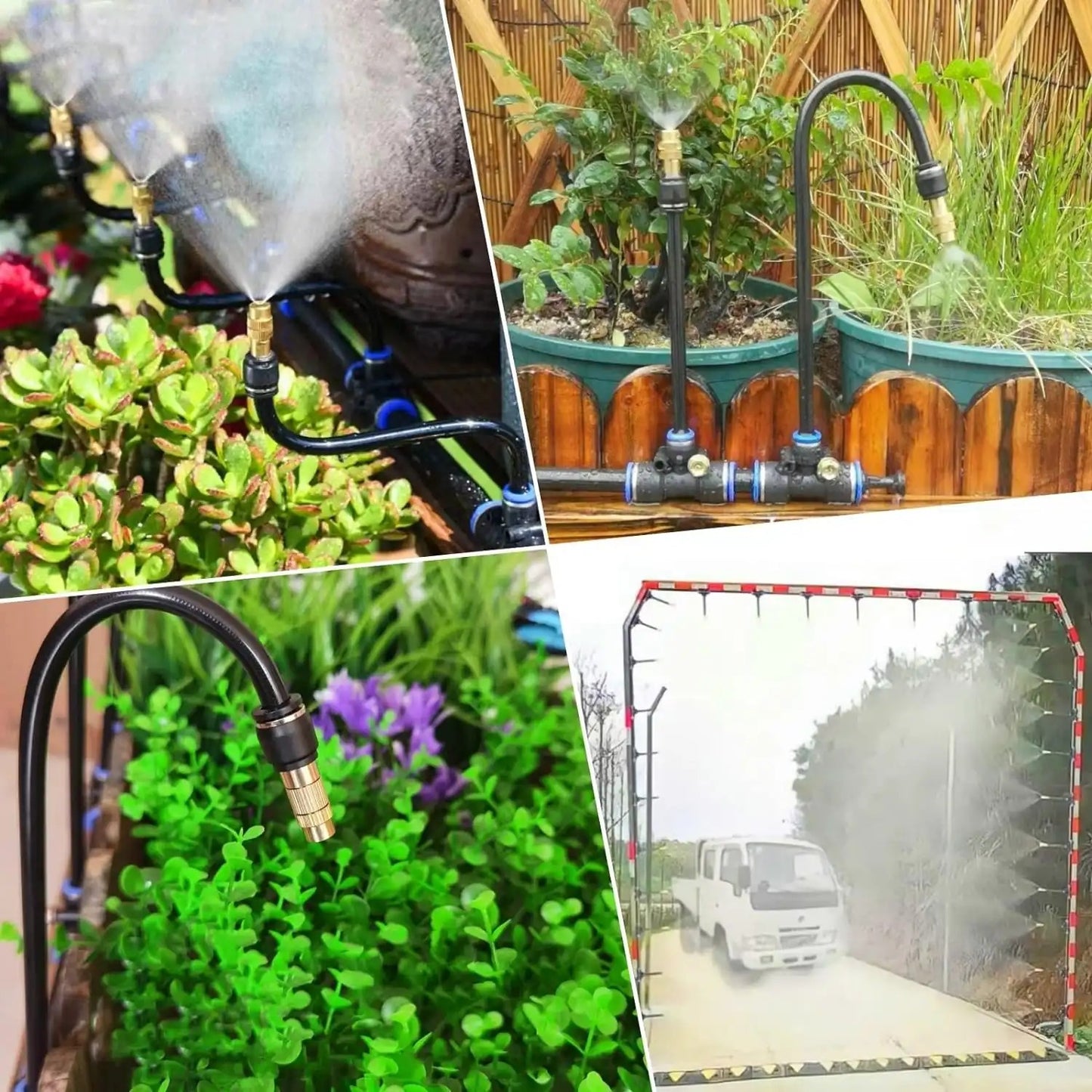 Drip Irrigation Kit with 360° Flexible Hose