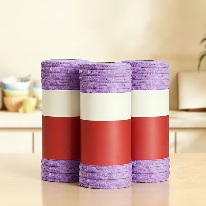 dht™⭐Multipurpose Tear‑Off Cleaning Cloth Roll – Strong absorbent, pre‑cut sheets, reusable. No more messy rags – just tear, wipe & toss! 🧽💨
