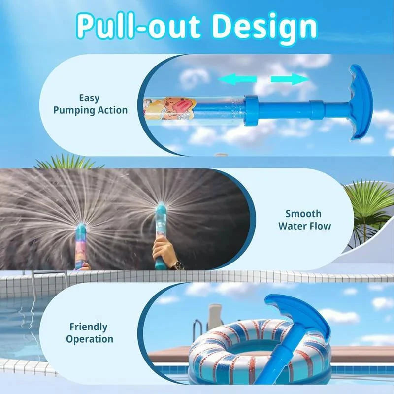 Firework Effect Water Blaster – High-Capacity Pull-Out Design
