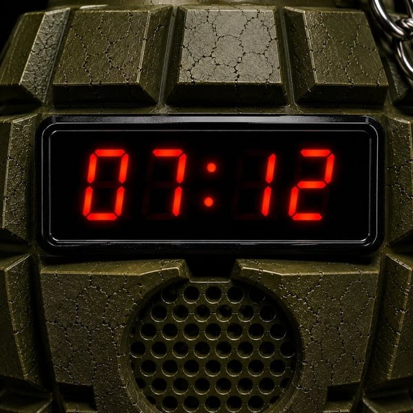 💣Grenade Alarm Clock