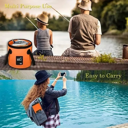 💦Portable Foldable Water Bucket - Perfect for Fishing, Camping, Traveling!