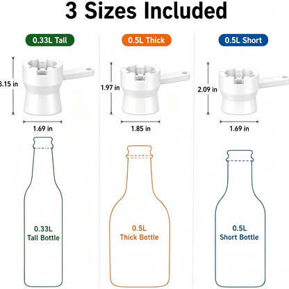 🍺Three-Piece Bottle Cap Launcher🎁Gift For Beer Lovers