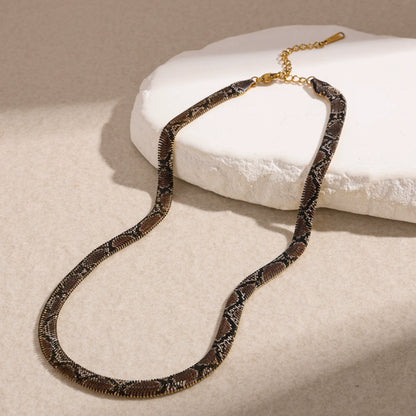 dht™⭐Snake Artificial jewellery - Pendant Necklace