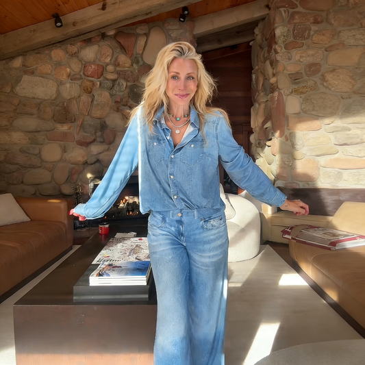 Soft Denim Dreams Pajama Set