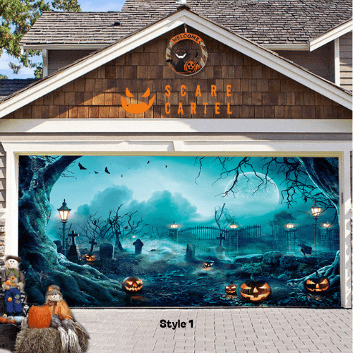 Halloween Garage Door Decoration