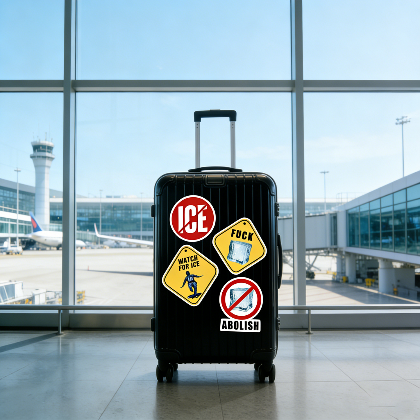 3 SETS ANTI-I.C.E. STICKERS