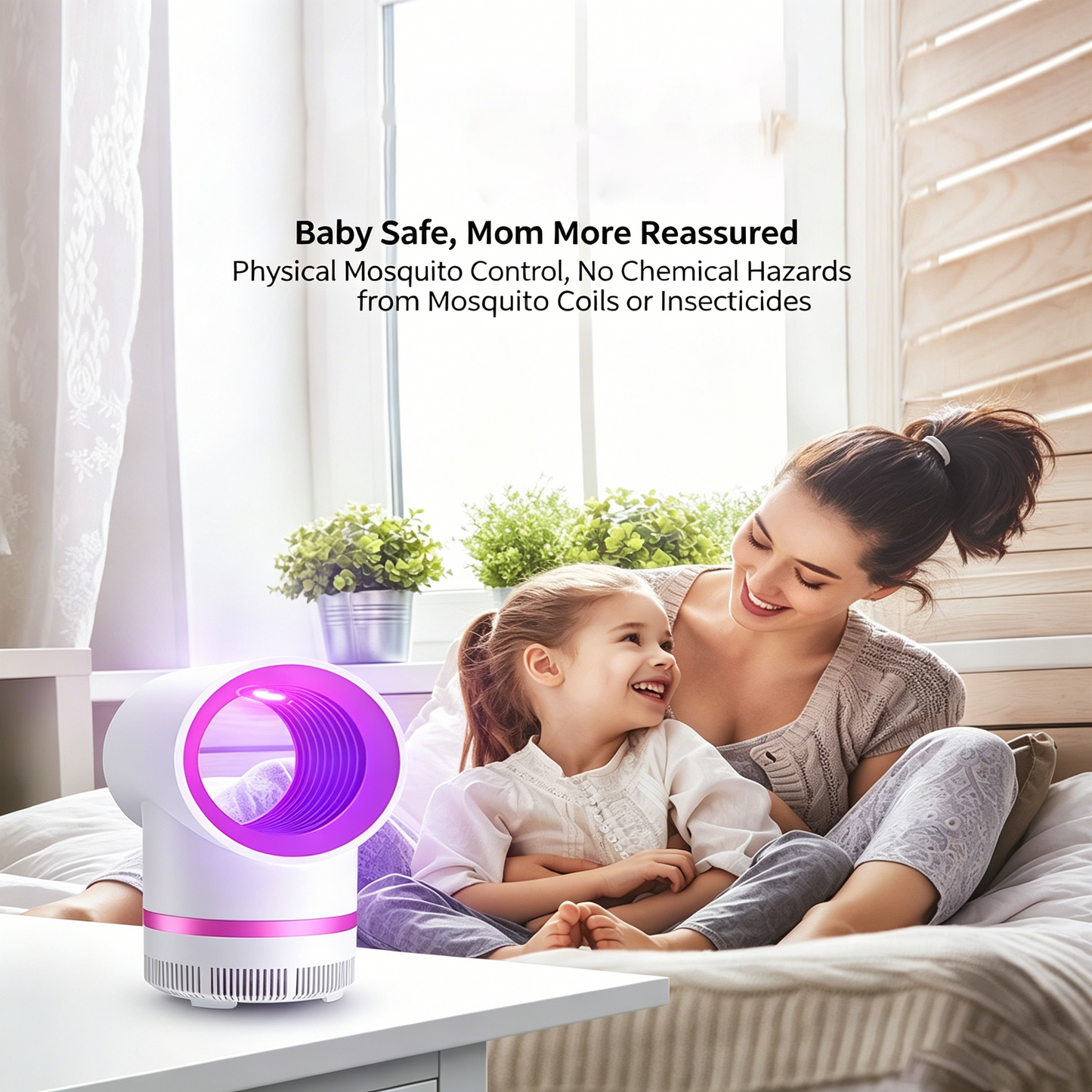 Silent Mosquito Killer Lamp 3D Bionic Killer 