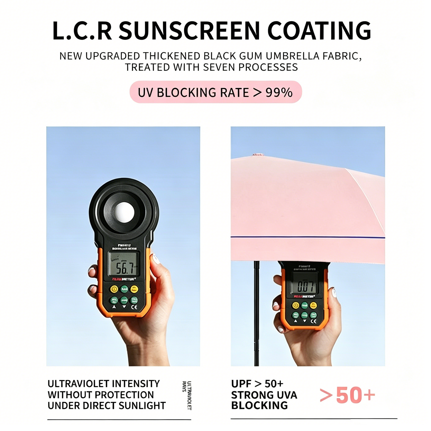 Mini Folding Daisy Sun Umbrella, Ultra-Light 8 Ribs UV Protection Parasol