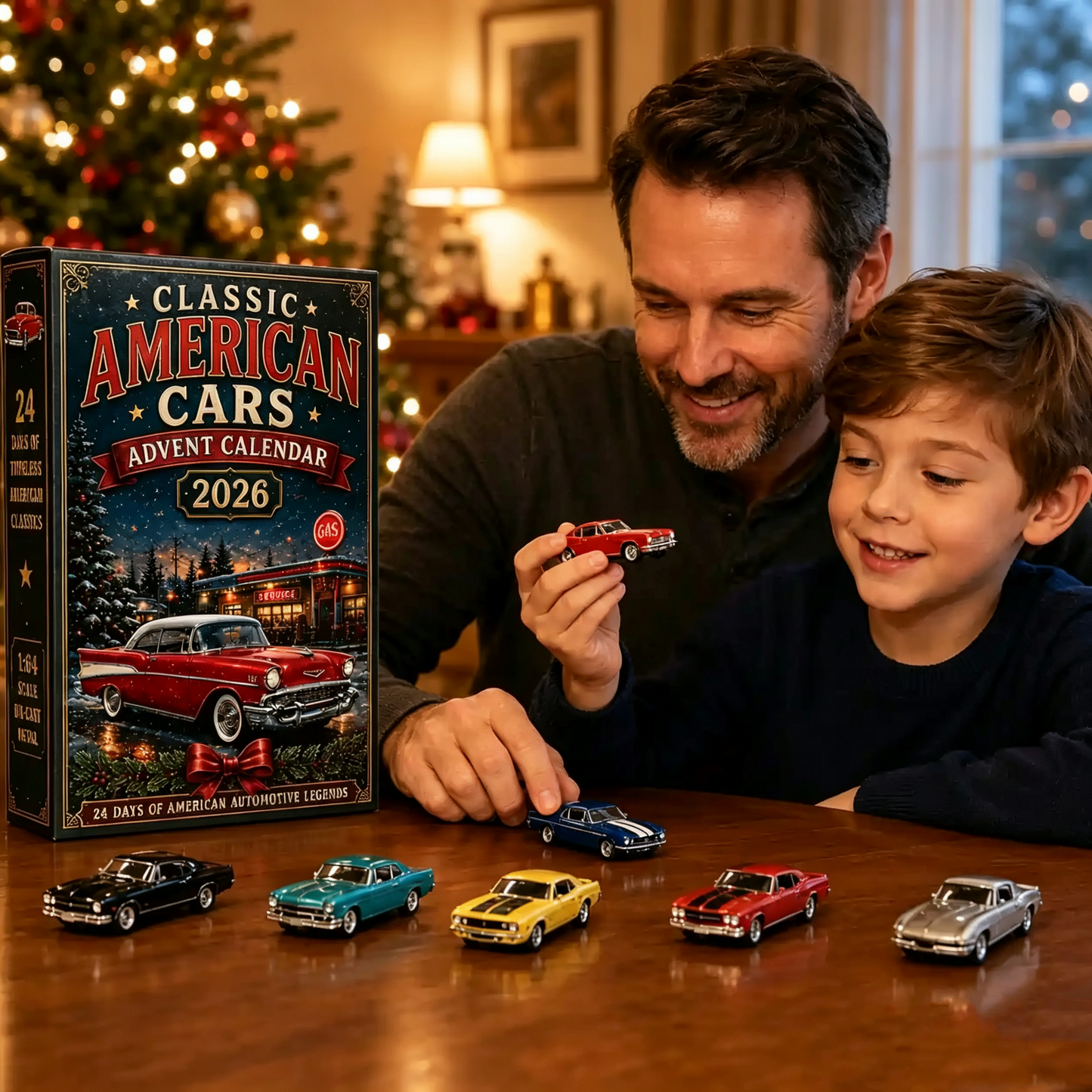 🚗High Sales 2026 Classic American Cars Advent Calendar