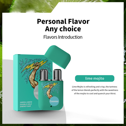 Pure and Natural Peppermint Double Holes Aromatherapy Nasal Stick 