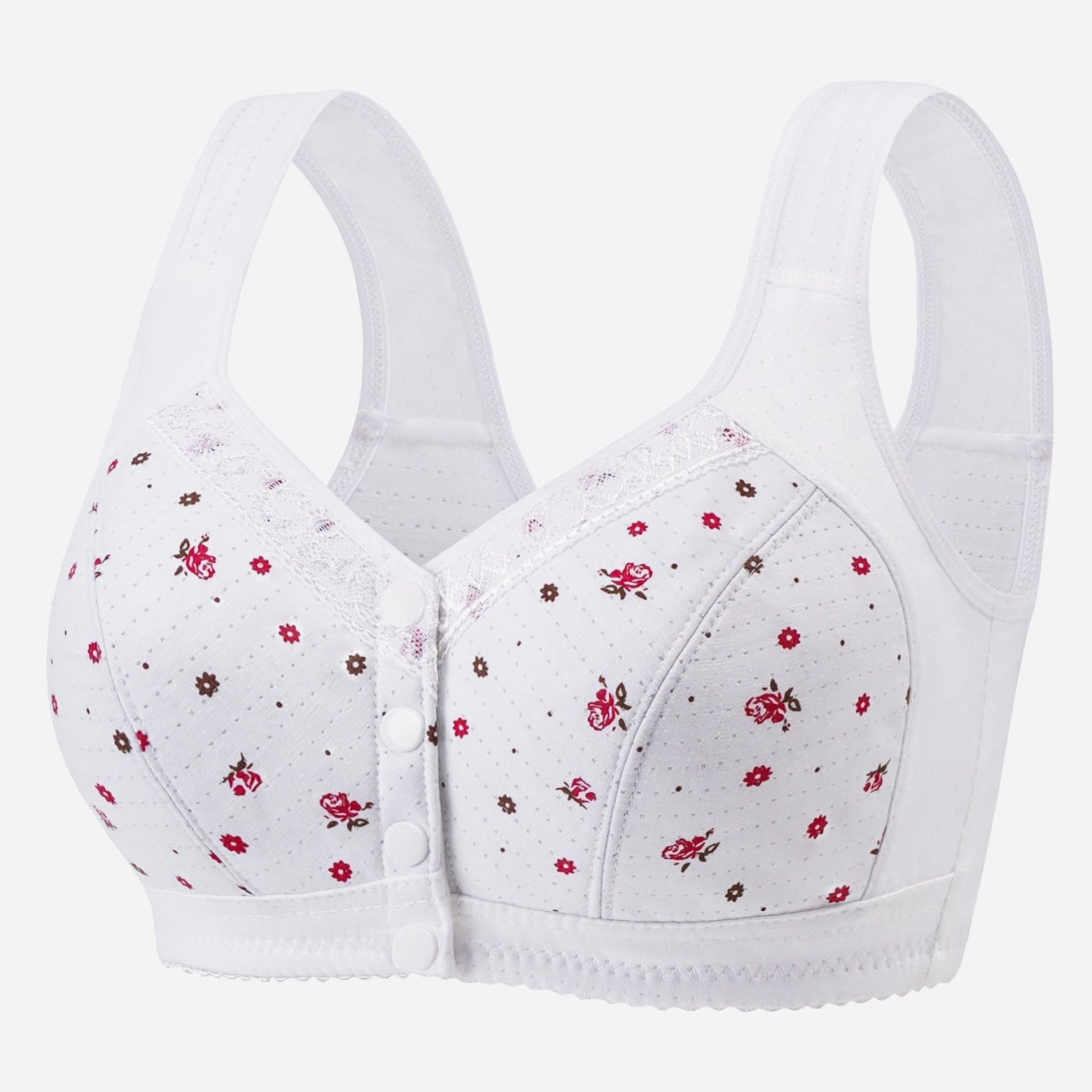 Senior Fit Front Button Bras