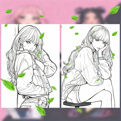 K-POP Coloring Book Set