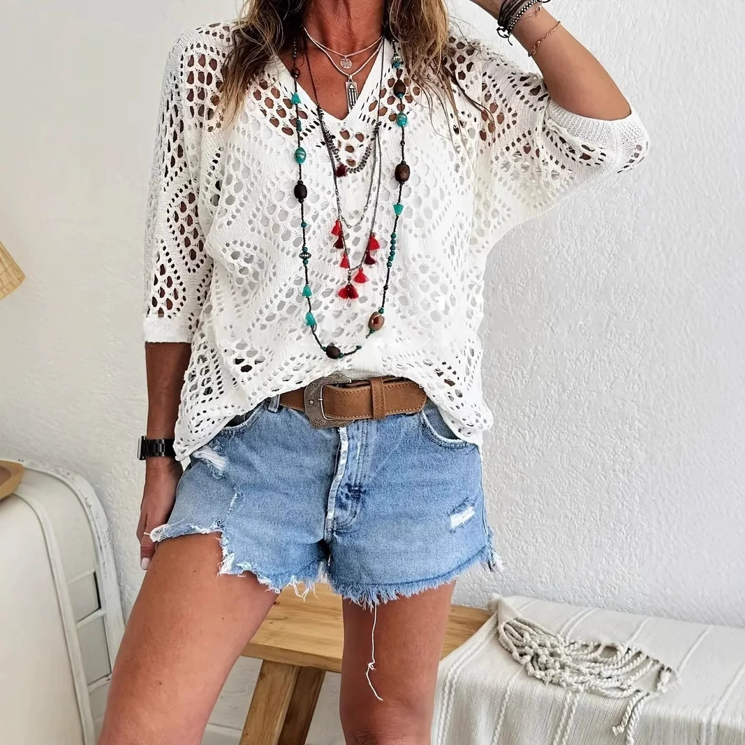 Women’s Knit Pullover Hollow