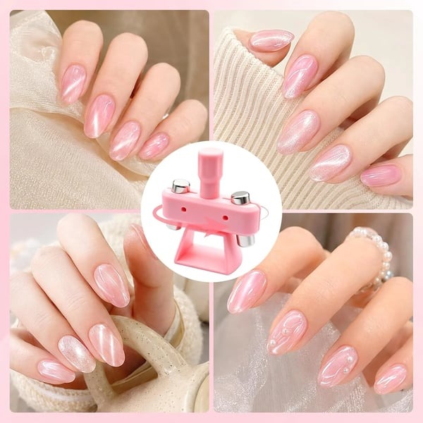 🧲 Spinning Glass Bead Cat Eye Nail Magnet Tool