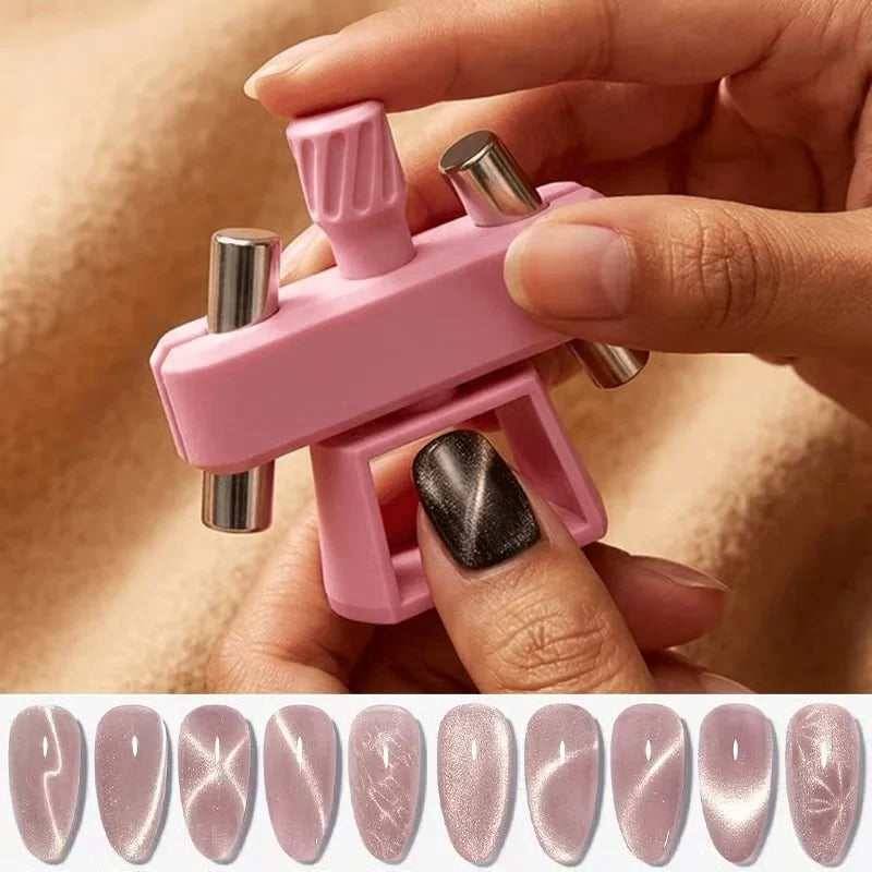 🧲 Spinning Glass Bead Cat Eye Nail Magnet Tool
