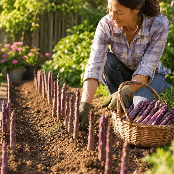 🌱Purple Passion Asparagus Plants