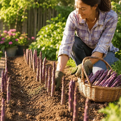 🌱Purple Passion Asparagus Plants