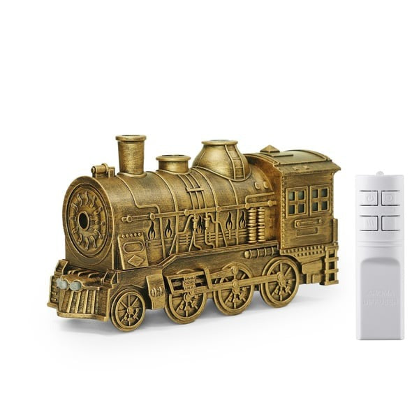 🚂Vintage Steam Train Humidifier Aromatherapy Diffuser with LED Light