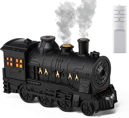 🚂Vintage Steam Train Humidifier Aromatherapy Diffuser with LED Light