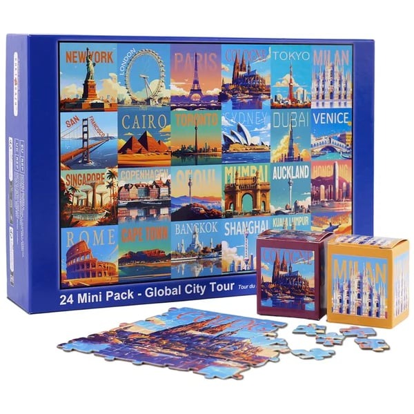 🧩 National Parks Advent Calendar — 1000 Pieces, 24 Mini Packs