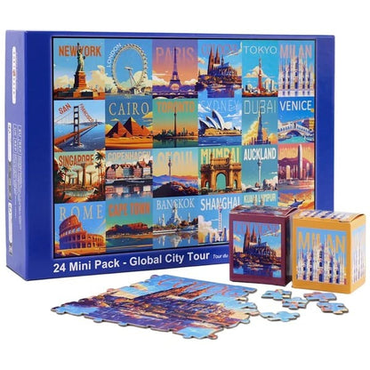 🧩 National Parks Advent Calendar — 1000 Pieces, 24 Mini Packs