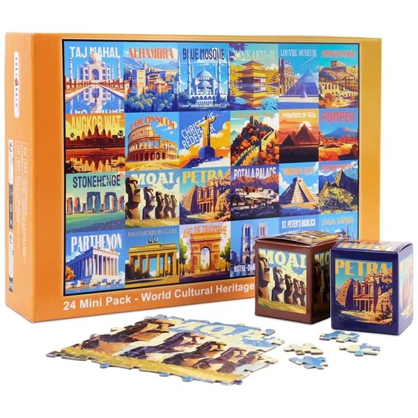 🧩 National Parks Advent Calendar — 1000 Pieces, 24 Mini Packs